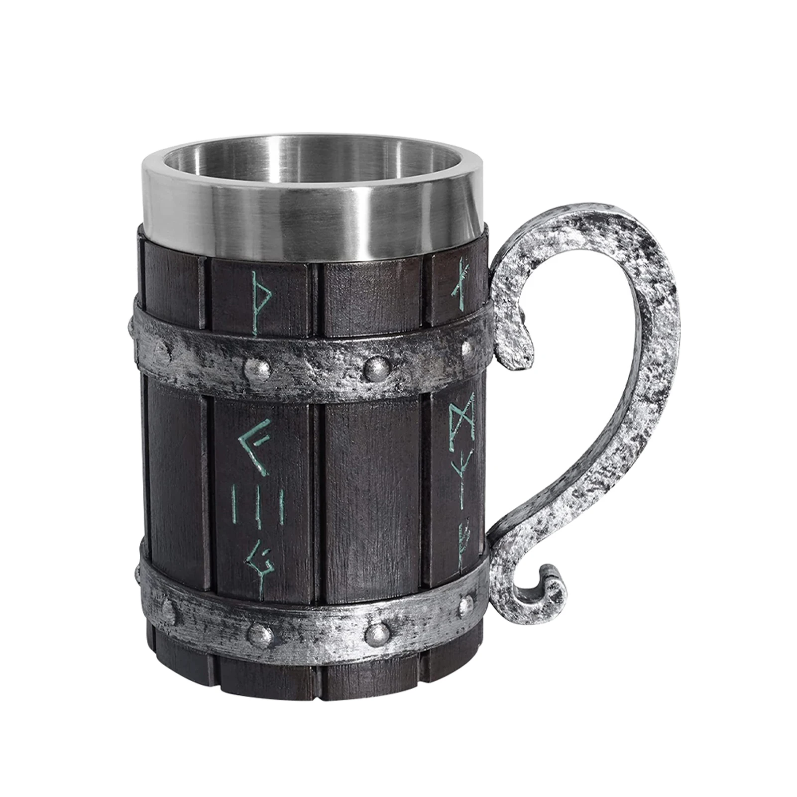

Office Party Retro Viking Coffee Cup Tankard Wine Glass Bar Decor Gift Home Unique Stainless Steel Drink Portable Beer Mug