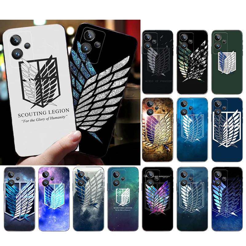 

Phone Case for OPPO Realme GT 2 Pro X2 Pro XT C25S 9 8 7 6 Pro 6i GT Master C3 C21 C21Y C11 X3 SuperZoom Attack on Titan