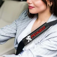 2pcs universal car seatbelt shoulder pad strap protector buffer cushion interior accessories for peugeot 107 108 206 207 308 307