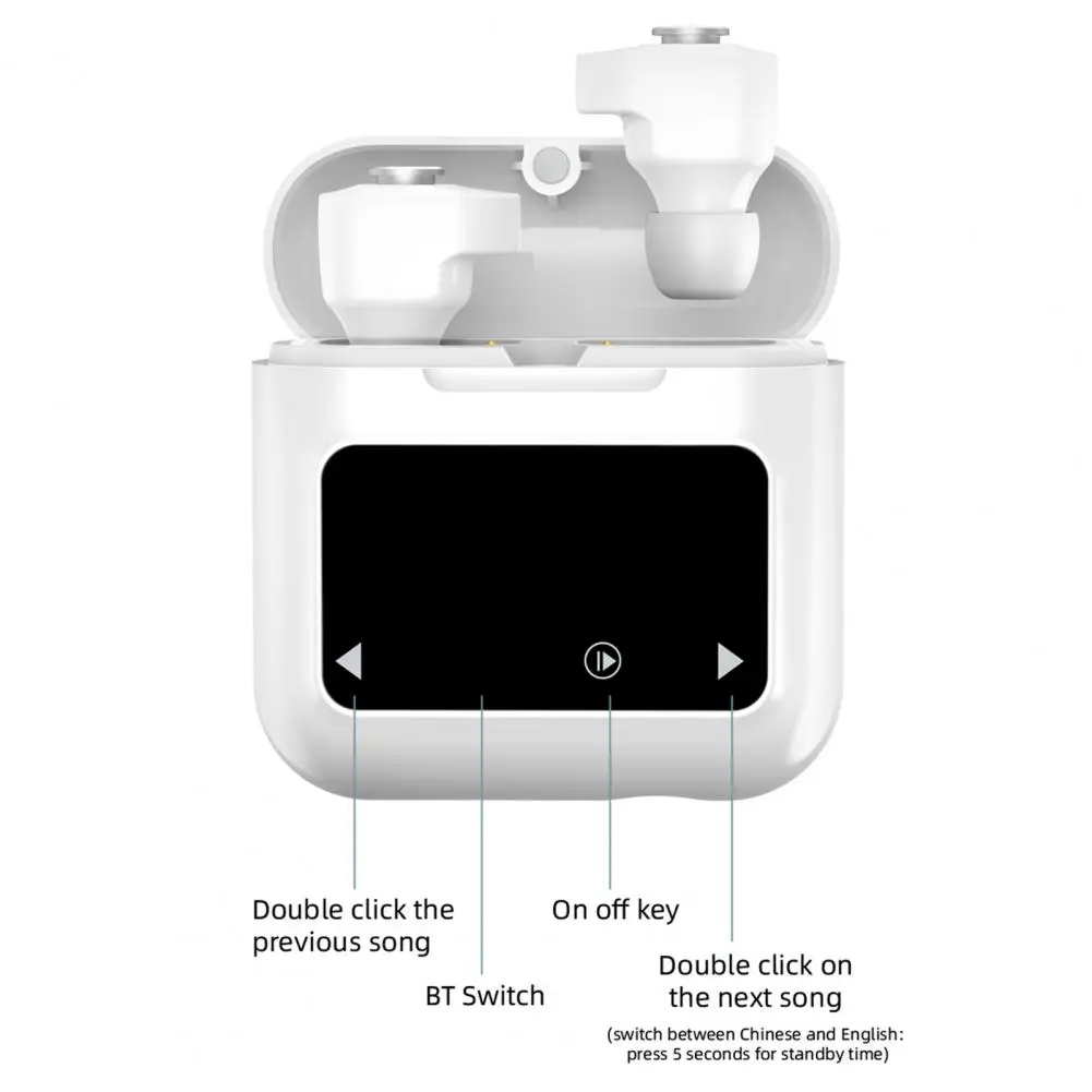Bluetooth-гарнитура с MP3-плеером поддержкой TF-карты и сенсорным управлением |