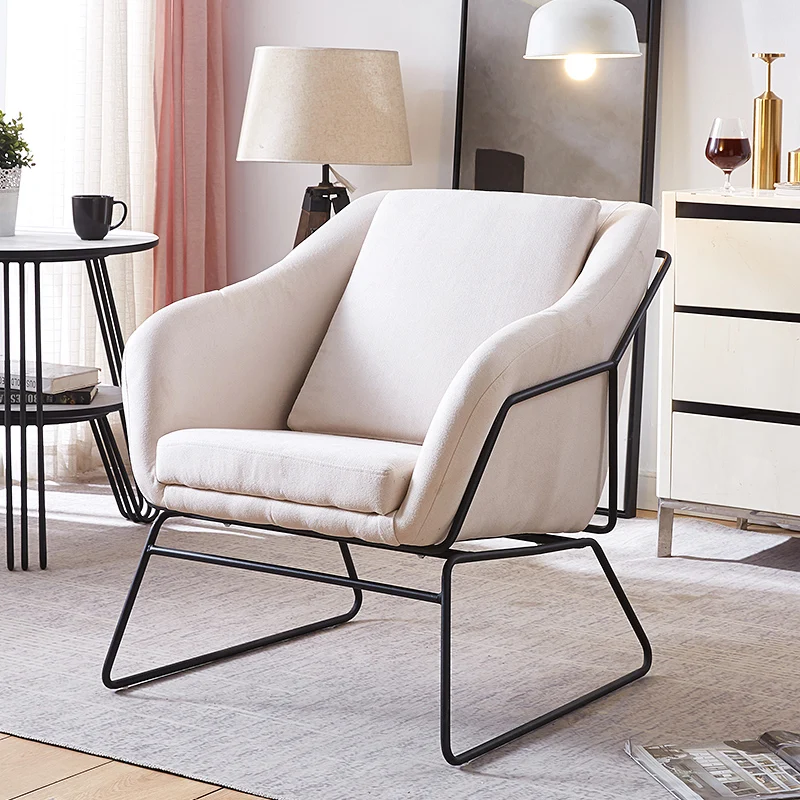 

Salon Chairs Salon Modern Elegant Furniture Rooms And Sofas Lazy Nordic Living Room Chair Back Bedroom Armchair Mobile Bed ZN
