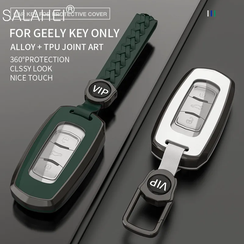 

Car Remote Key Fob Case Cover Shell For Geely Atlas Boyue NL3 EX7 Emgrand X7 EmgrarandX7 SUV GT GC9 borui Keychain Accessories