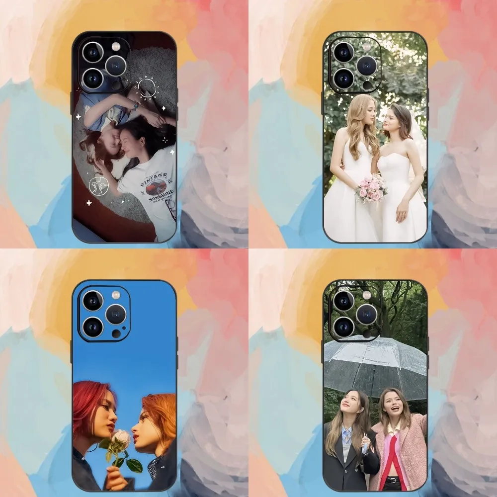 Pink Theory Freen Becky Phone Case For Iphone 15 11 13 14 Pro Max 7 8 Plus X Xr Xs Se2020 12mini Cover