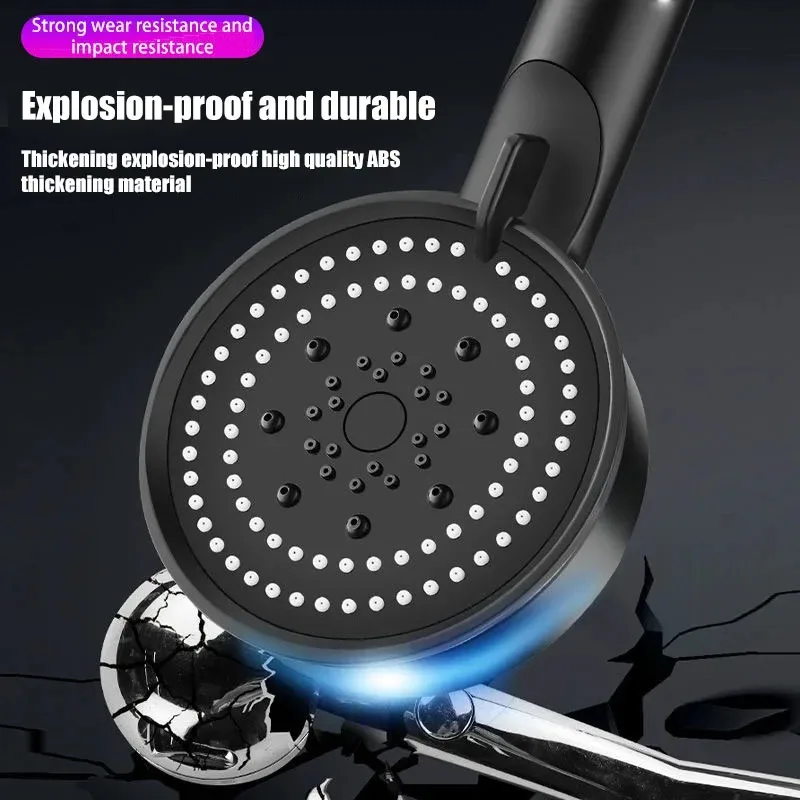 Трубка для душа с 5 режимами аксессуары душевые лейки ванной комнаты водный