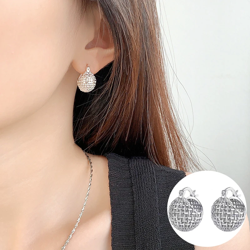 Женские Геометрические серьги из