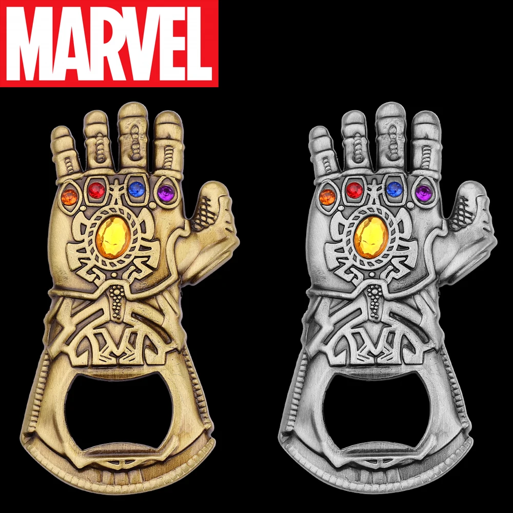 

Marvel Movie The Avengers Keychain Thanos Infinity Gauntlet Keyrings for Car Key Backpack Metal Pendant Key Holder Accessories