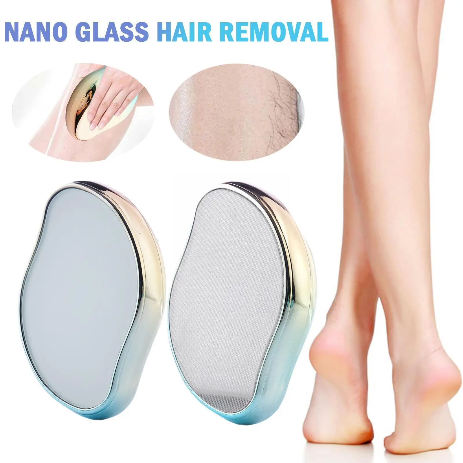 

Crystal Epilator Hair Remover Physical Painless Safe cristal depilador Crystal Glass de Body Reusable Hair Z1B6