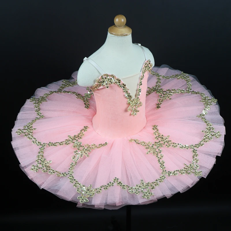 Детское платье персиковой балерины танцевальный костюм cygnet для выступлений |