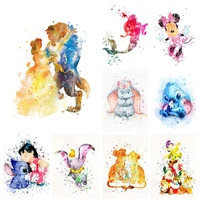 disney 5d diamond embroidery cartoon character diy diamond painting for kids full round picture rhinestones mosaic home crafts