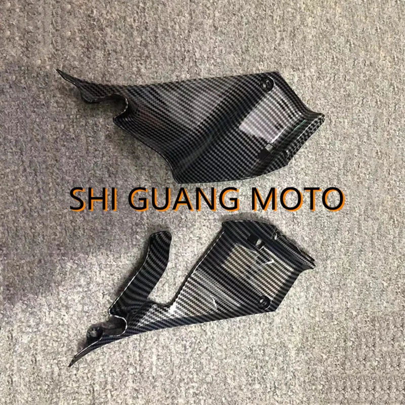 Внутренняя обтекательная Накладка для капота, Левая Правая краска из углеродного волокна подходит для HONDA CBR 600RR F5 2007 2008 2009 -2012