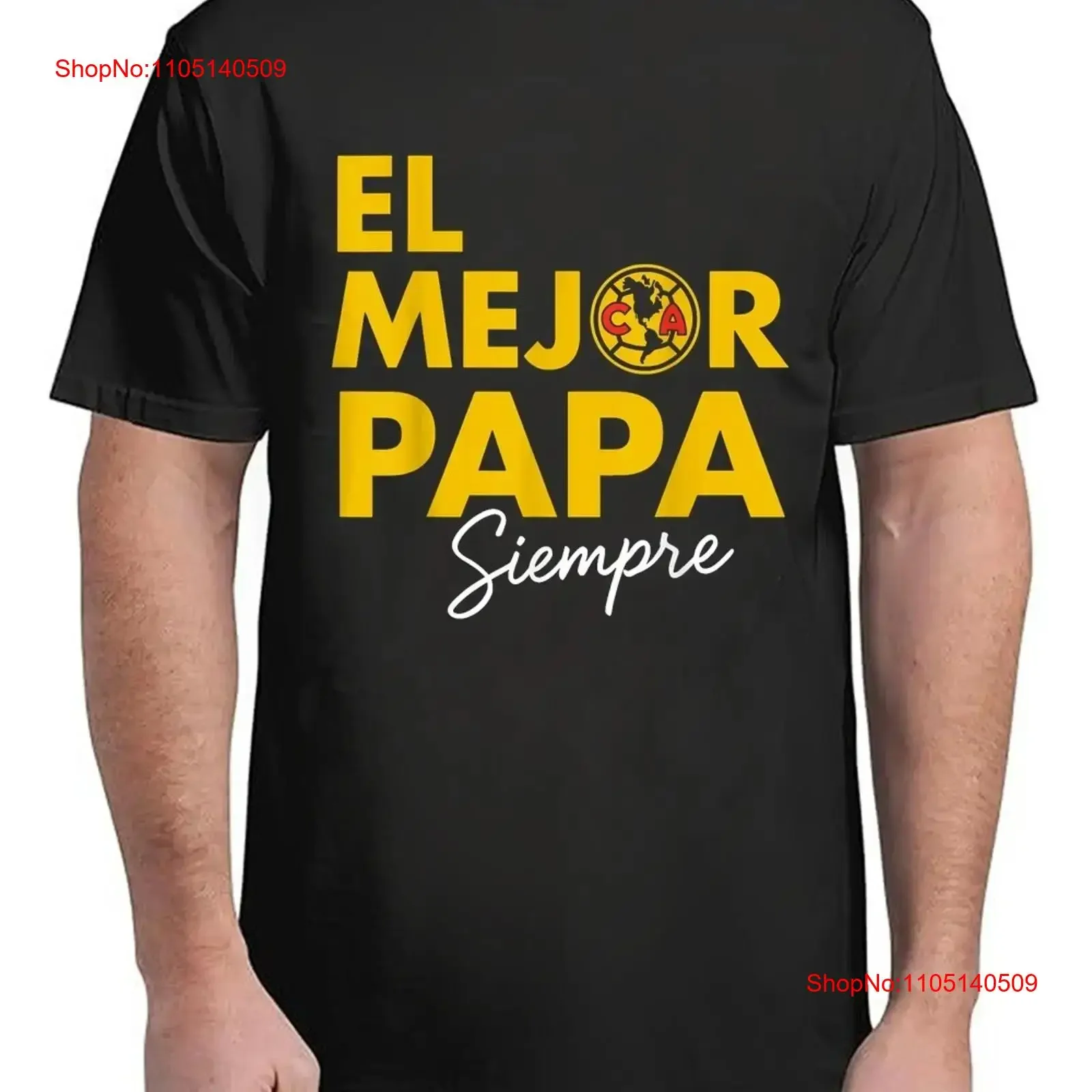 Фото El Mejor Papá Siempre For Adult S 4XL футболка винтажный стираный удобный стильный топ для повседневной носки слегка повседневная мужская футболка №1