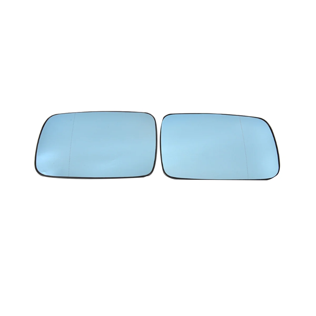 

1Pair Car Rearview Side Door Mirror Blue Glass Lens Heated for BMW E46 E65 E66 E67 2001-2008 51167028427 51167028428