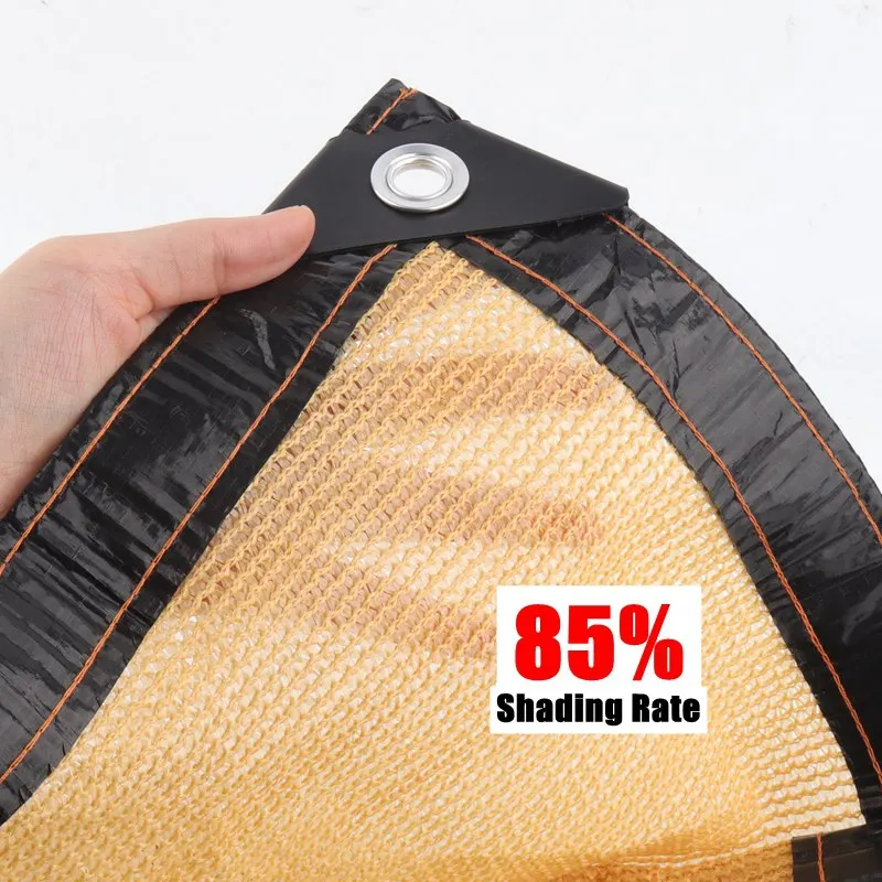 Бежевая Солнцезащитная сетка садовая беседка анти-УФ HDPE тент Солнцезащитный