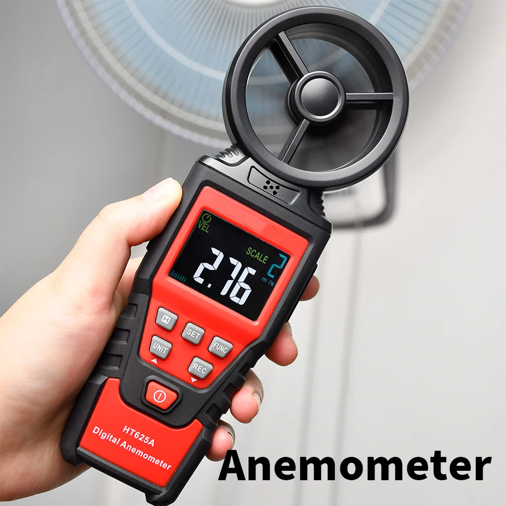 

Digital Anemometer High Precision Wind Speed Tester Outdoors Gauge Windsurfing Tools Counters Sensor Portable HT625B