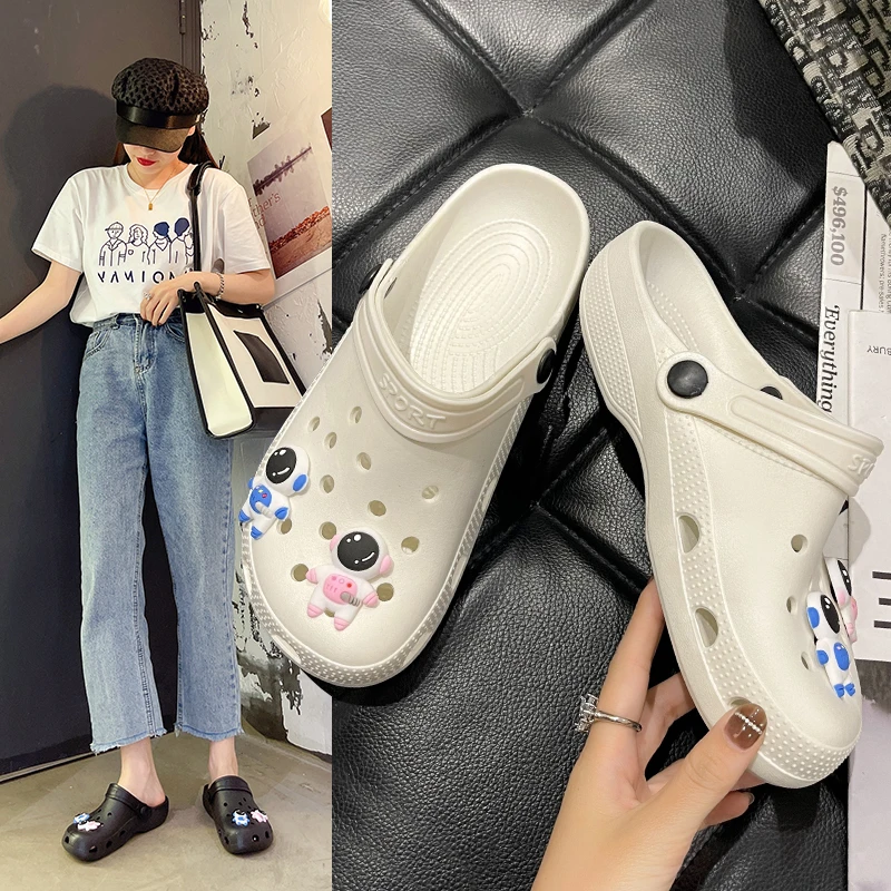 

Hot Sale Pink Cute Summer Sandals Women Beach Sandals Non Slip Comfortable Lightweight Outdoor Sandals Woman zuecos de mujer