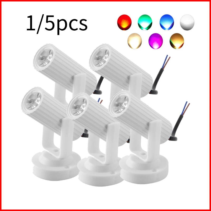 

1/5Pcs Mini Spotlight Mini LED Beam Spot Lights Stage Effect Lighting LED Beam Light for Mirror Ball Club Party Bar DJ Events