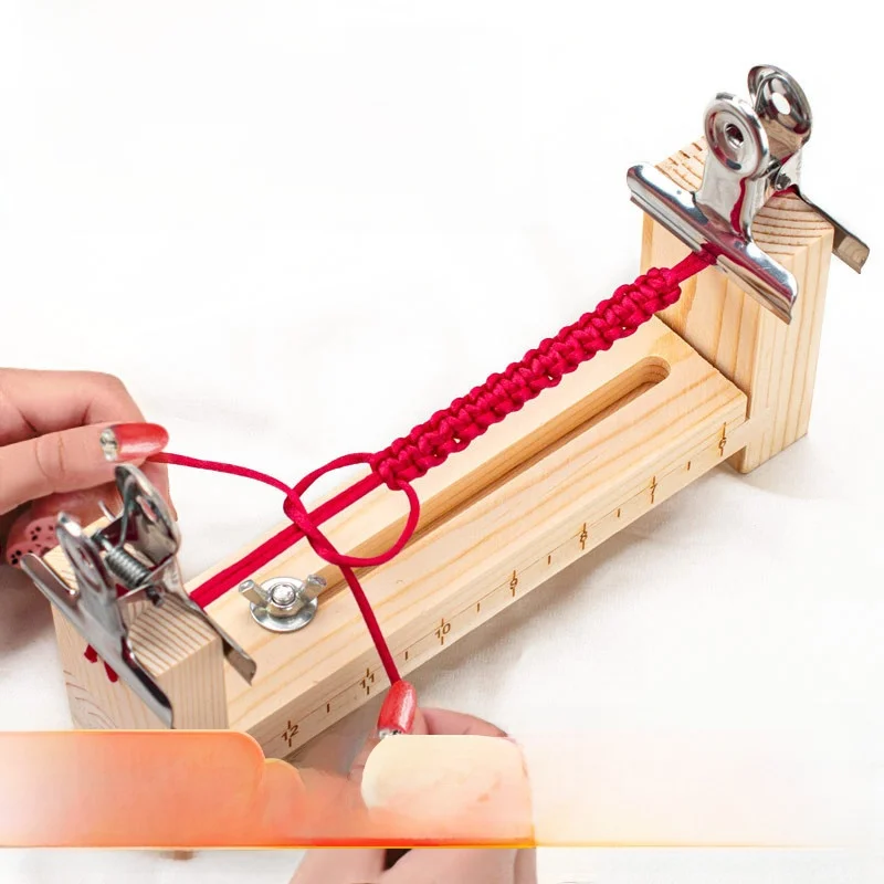 Ручная веревка Артефакт Инструмент Стол Ручной держатель Плетеный браслет Нить