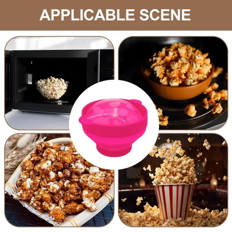 Микроволновая машина для приготовления попкорна ведерко из силикона