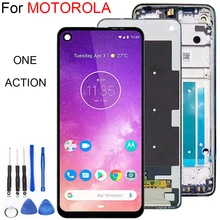 Original For Motorola One Action Vision LCD Display Touch Screen Digitizer for XT2013-1 XT2013-2 Screen Assembly XT1970-1 6.3'