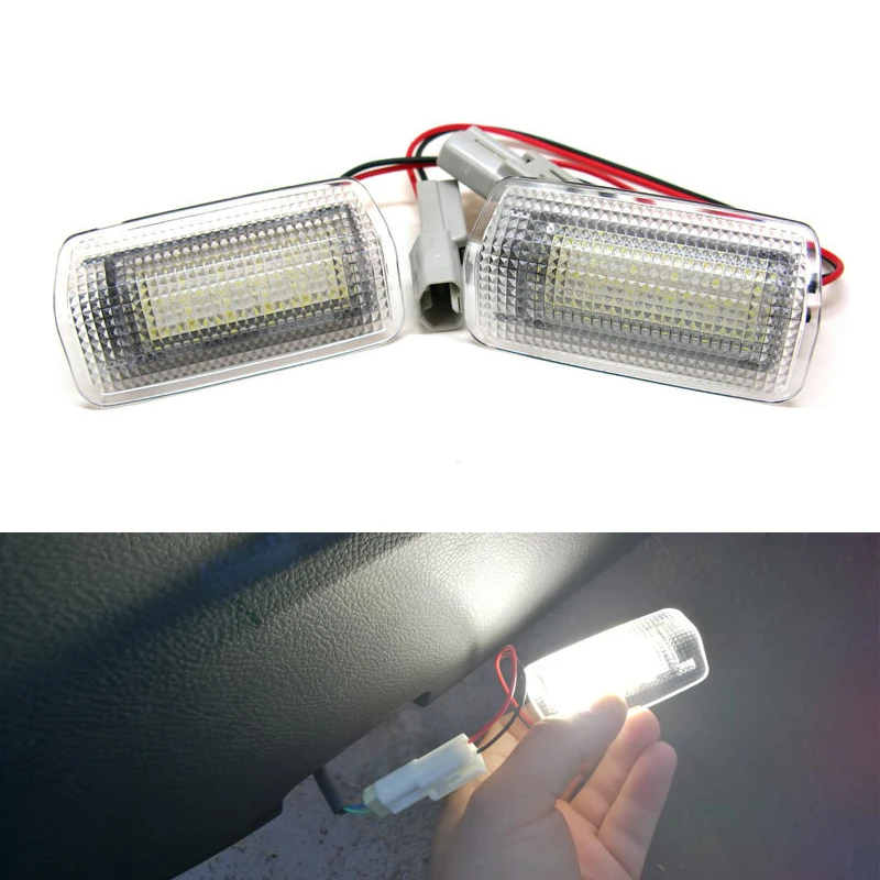 Светодиодные лампы для дверсветильник белый/красный Toyota Land Cruiser 200 серии 150 Prado MK4