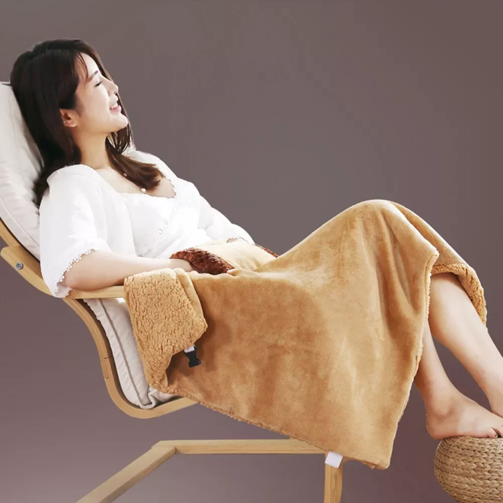 

Blankets 5V Soft Thicker Heater Bed Warmer Winter Warm Heating Blanket Washable Thermostat USB Charging with Pocket