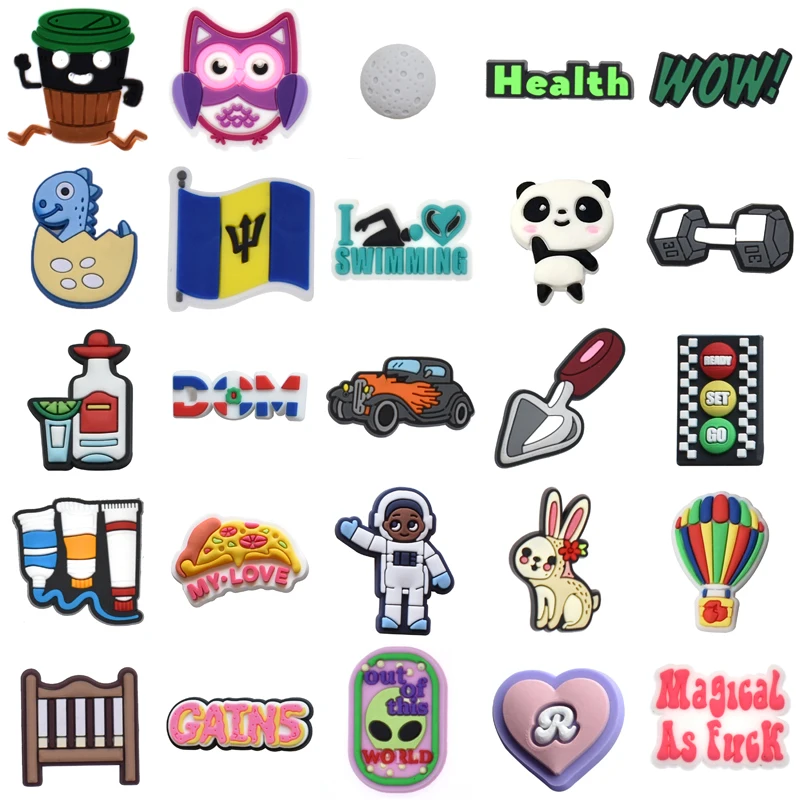 

Wholesale Bulk Decorations for Crocs Kids Shoes Accessories Gifts Packs Boy Set Jeans Shoe Charms Women Charm Men Girl Para Pins