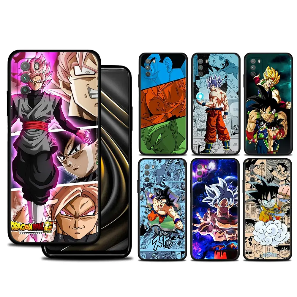 

Phone Case For Xiaomi POCO X3 X4 NFC M3 M4 pro X3 GT for mi 12 12pro 11T 11 10T Lite Silicon Funda Dragon Ball God Kid Goku