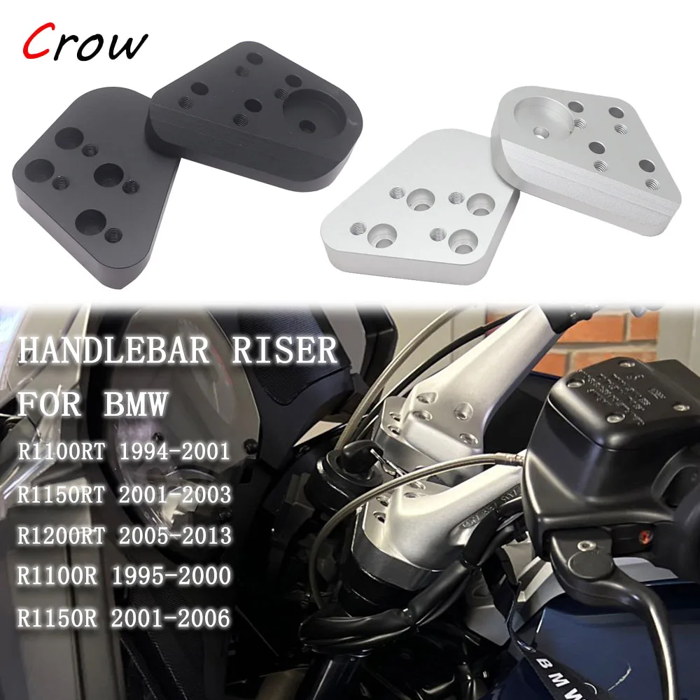 

Серебряный Руль Riser для BMW R1200RT R1150RT R1100RT R1100R R1150R R 1100 1150 1200 RT R аксессуары для мотоциклов Запчасти