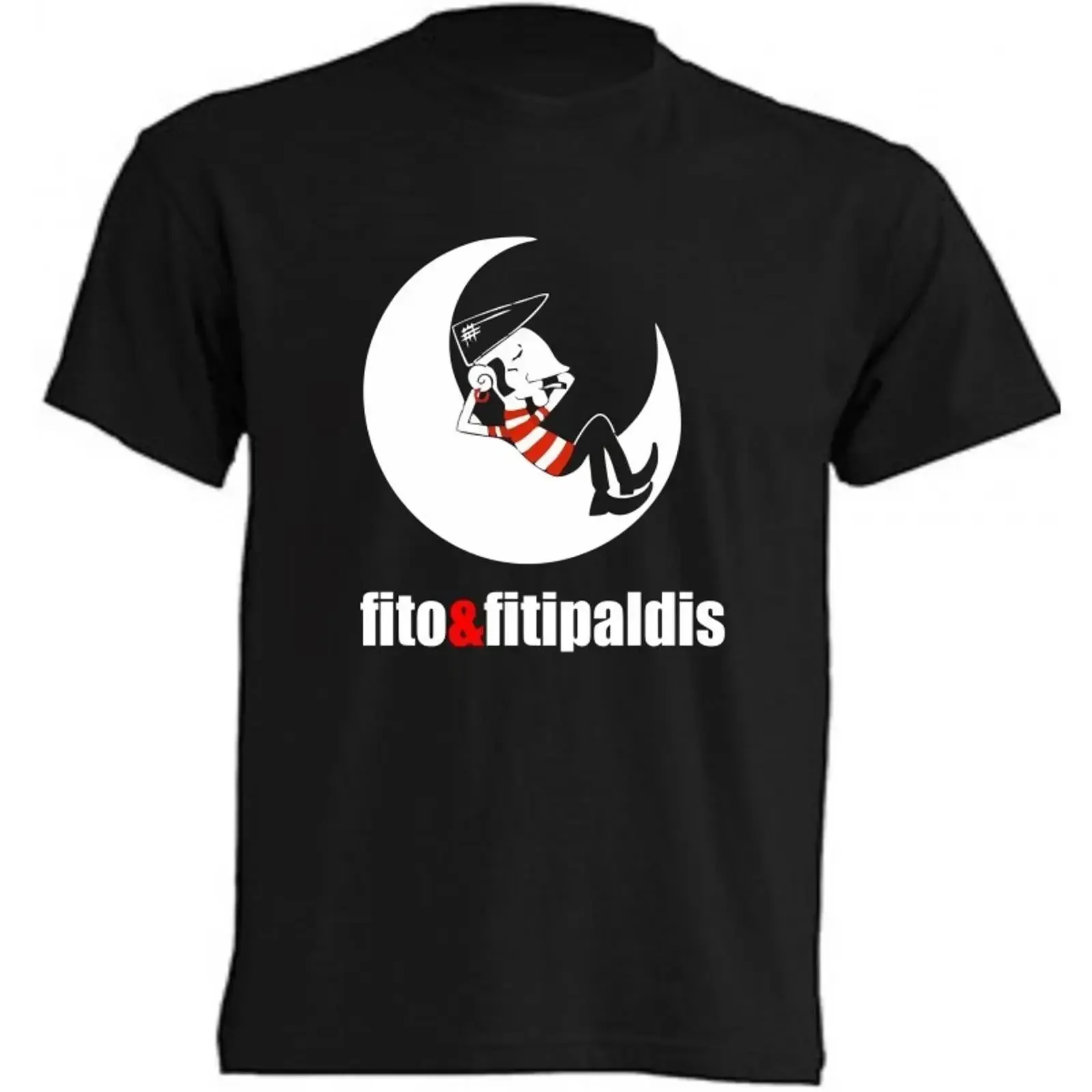 Фото Футболка FITO и FITIPALDIS в винтажном стиле, с эффектом потертости, эластичная, универсальная, повседневная, унисекс, уличная одежда, стильная мужская одежда с графическим дизайном №1