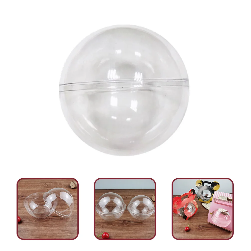 

25pcs Balls Refillable Round Exquisite Clear Balls Lipstick Clear Balls Decors Clear Ornaments