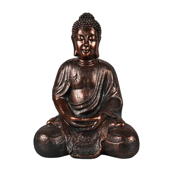 

16,1 дюймовый Zen Buddha Indoor уличная статуя для двора, сада, патио, деки, домашнего декора