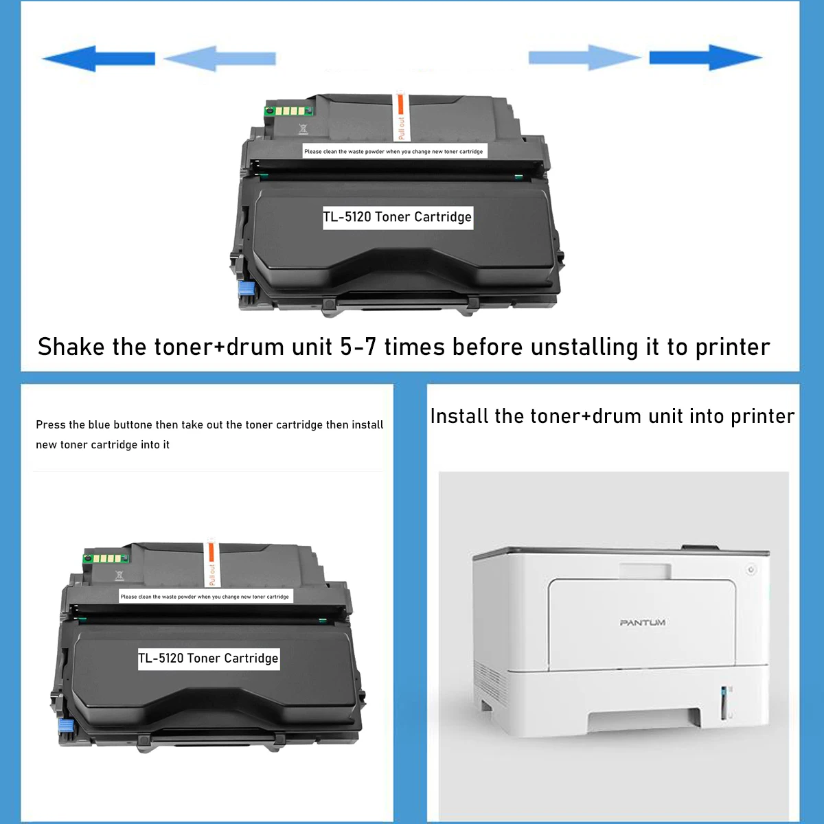 асы Imaging Drum Cartridge for Pantum BP-5106DN BP-5106DW BP5106DN BP5106DW BP5106ADN BP5106ADW BP5106 BP-5106 BP 5106 DN DW ADN ADW