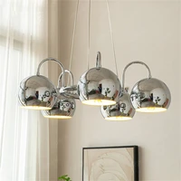 nordic led pendant light for dining room minimalist iron retro pendant ceiling lights bedroom living room decoration