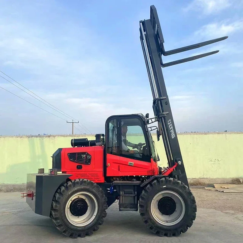 Лидер продаж 6-тонный внедорожный вилочный погрузчик 6000 кг для всех грубых счетов