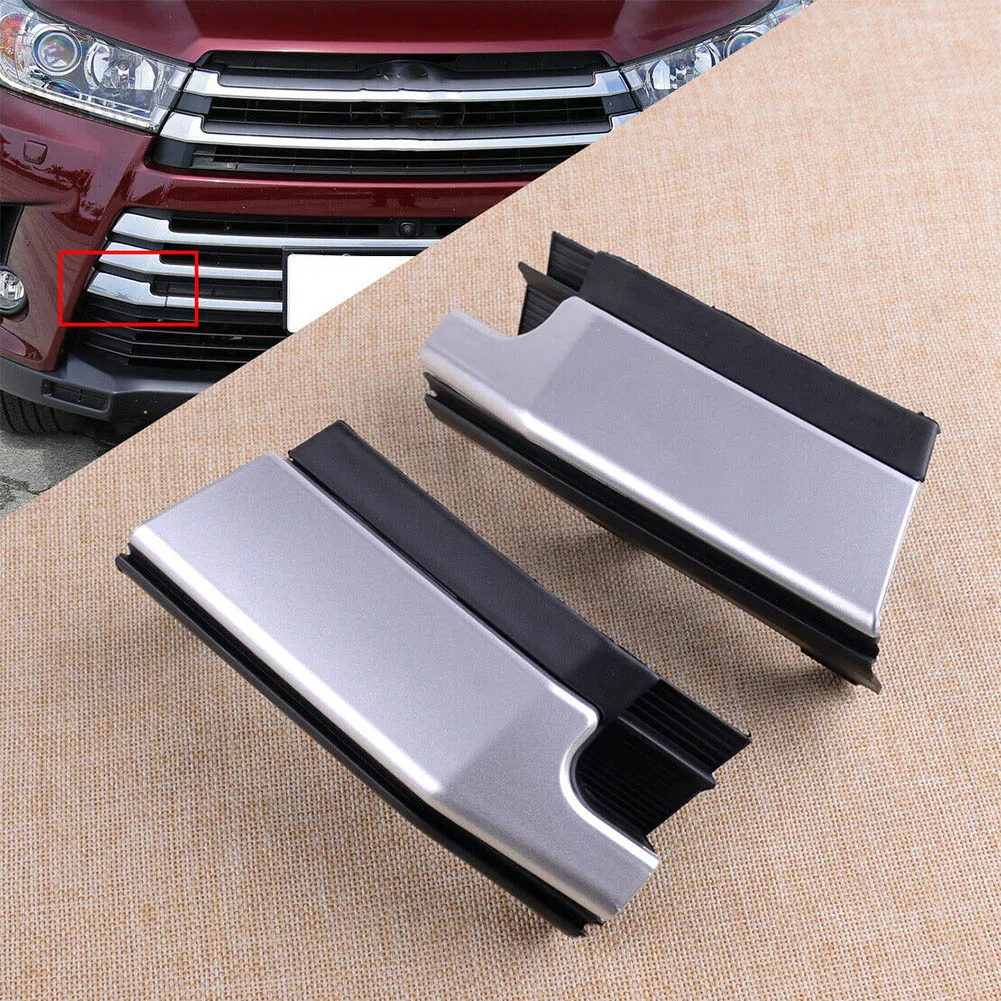 

Pair Front Bumper Tow Hook Cover Cap Fit For Toyota Highlander 17-19 521200E920 Front Bumper Tow Hook Cover