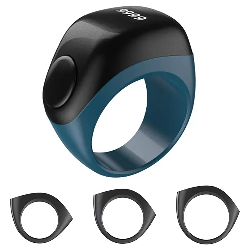 

NEW2023 Waterproof Smart Tasbih Tally Counter Ring For Muslims Zikr Digital Tasbeeh 5 Prayer Time Reminder Bluetooth-comptiable