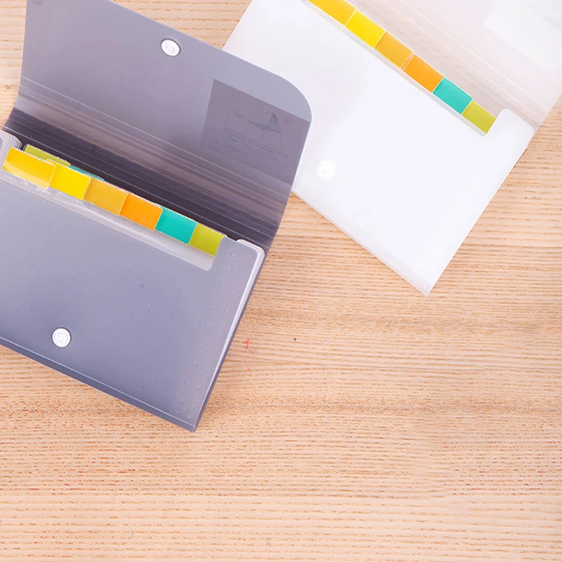 

1pc Plastic A6 File Folder Document Organizer Receipt File Expanding Wallet 13 Pockets Bill Folders Paper Holder Office Supplies