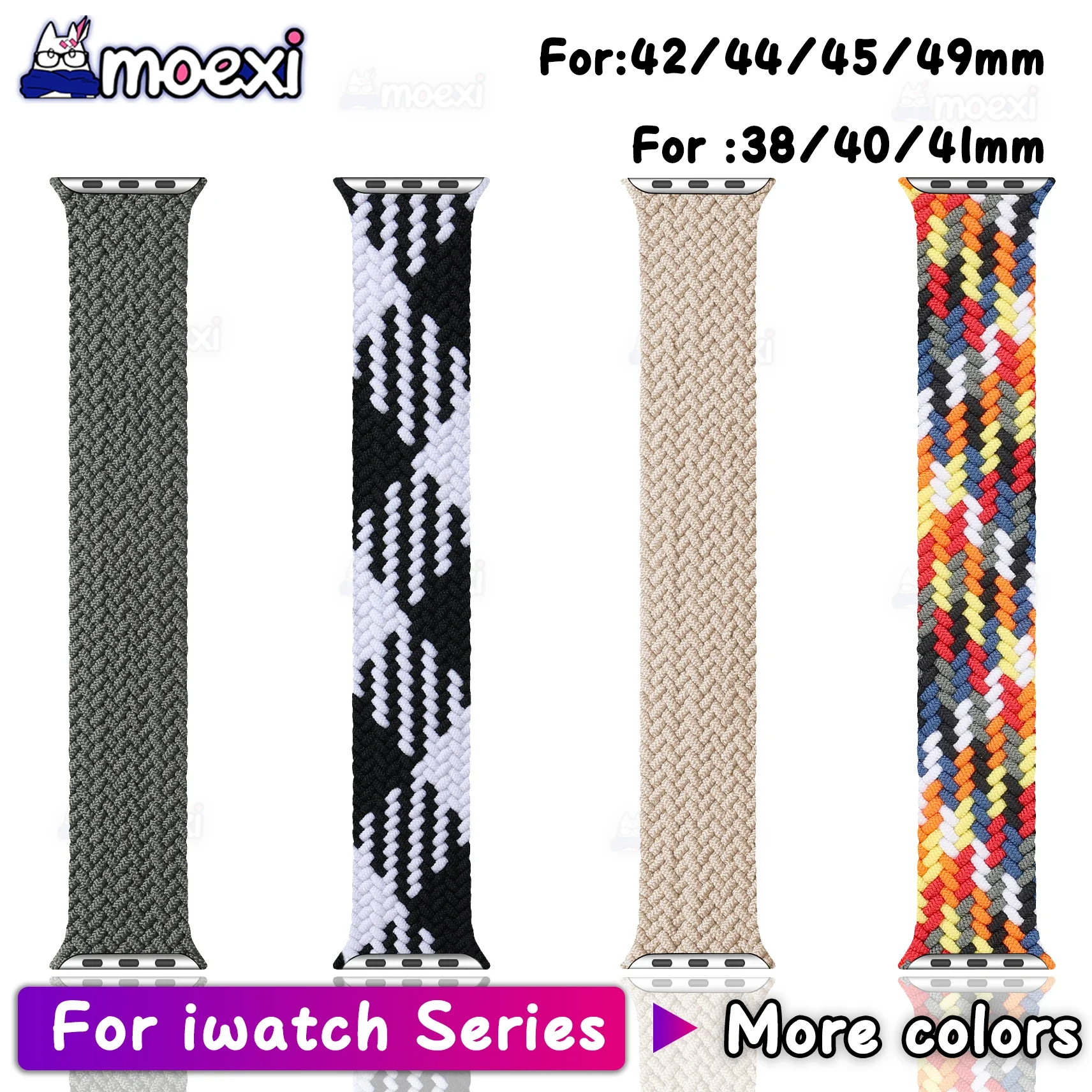 For Z77 ULTRA BAND Z69 Z87 ZD8 Ultra Z78 Z76 G9 Z98 4G Z81 DT7 Z90 Z86 PRO MAX Hello3+Smartwatch Bracelet Breathable woven strap