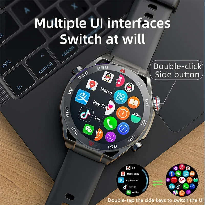 Смарт-часы LTE SmartWatch Android Os GPS-позиционирование NFC Управление HD Камера 2G 4G SIM-карта WiFi