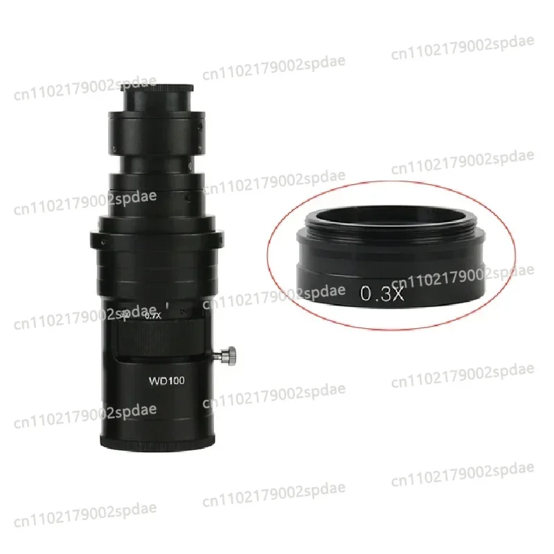 Оптическая линза с зумом 200X500X с креплением C-Mount, опционально 0.5X2X0.35X линза Барлоу для цифровой видеокамеры HDMIUSB для микроскопа (art.: 3920d7ff33561) - 3920d7ff33561