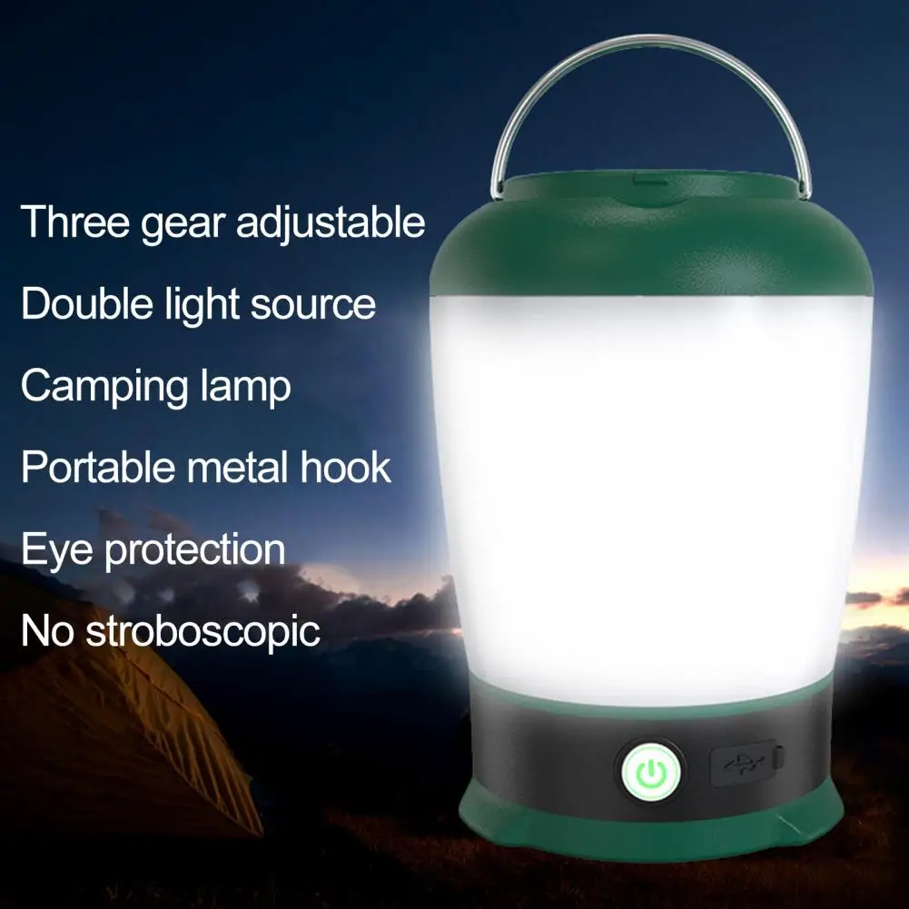 

Camping Led Light 1 Set Practical Waterproof Large Area Irradiation Hangable Night Market Stall Light for Camping