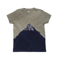 kapital hirata hohiro fuji mountain climber printed couple embroidered t shirts for men and women loose washed short sleeves tee