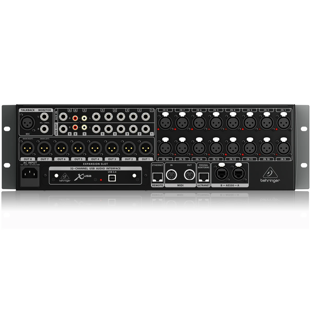 Стойка Behringer X32 40-канальный цифровой миксер в стойку профессиональная звуковая