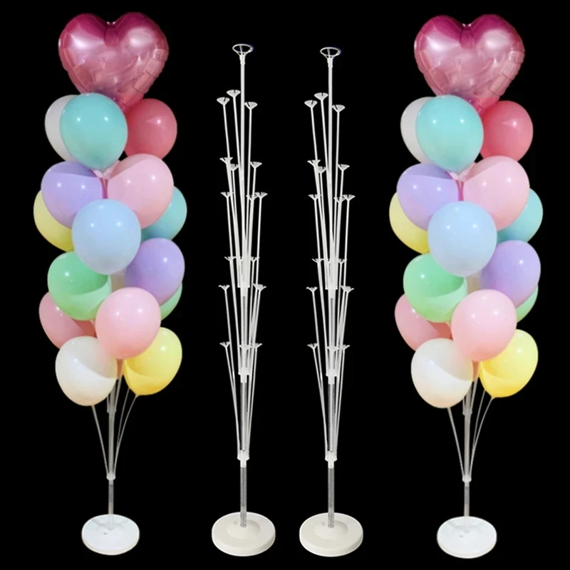 

7/13/19Tubes Balloon Stand Column Holder Arch Balloons Glue Dot Chain Clip Wedding Birthday Party Supply Decorations Baby Shower