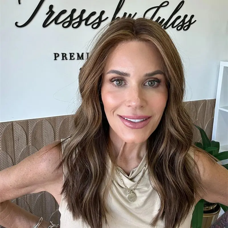 Предварительно выщипанная линия волос 13x4 Ombre Блондинка Коричневый Свободные