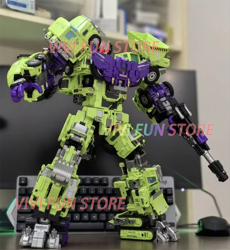 Фото В наличии MECHA INVASION GIANT LEGION Devastator Scrapper Hook Mixmaster Scavenger Bonecrusher Long Haul Модельные игрушки GLA-01-06 №5