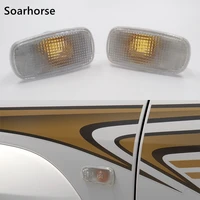 soarhorse 1 pair fender side indicator lights for toyota land cruiser prado 2002 2010 for lexus sc430 2001 2005 turn signal lamp