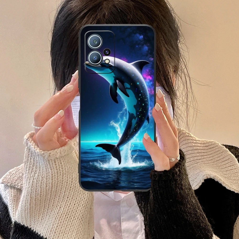 Чехол для мобильного телефона с изображением дельфина Huawei P60 P50 P40 P30 P20 P10 P9 P8 Pro Lite