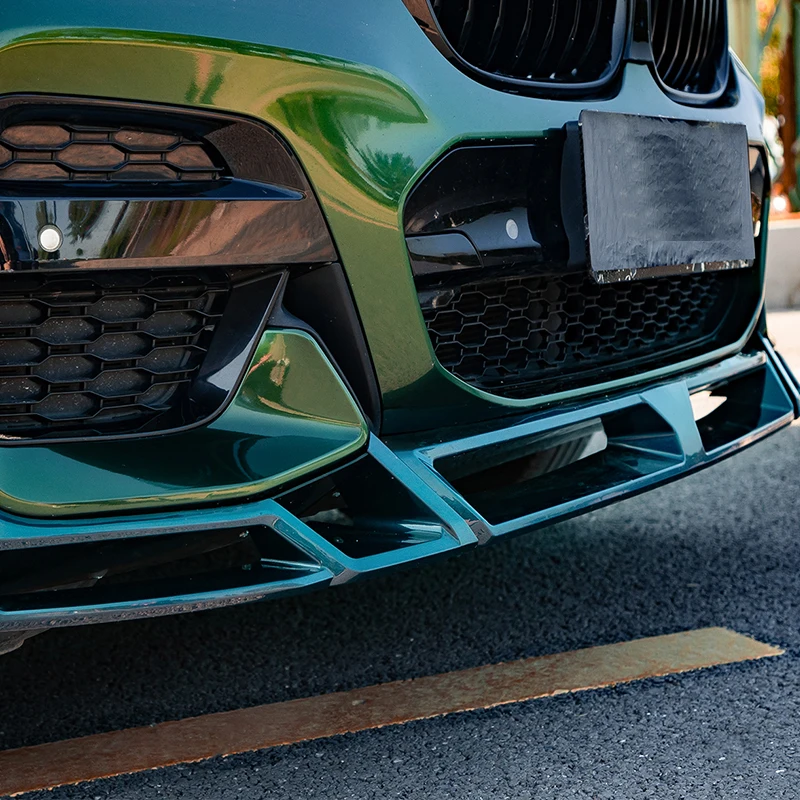 Заводская цена для bmw G01 G02 2018y X3 X4 передняя губа соревнование автомобиль диффузор