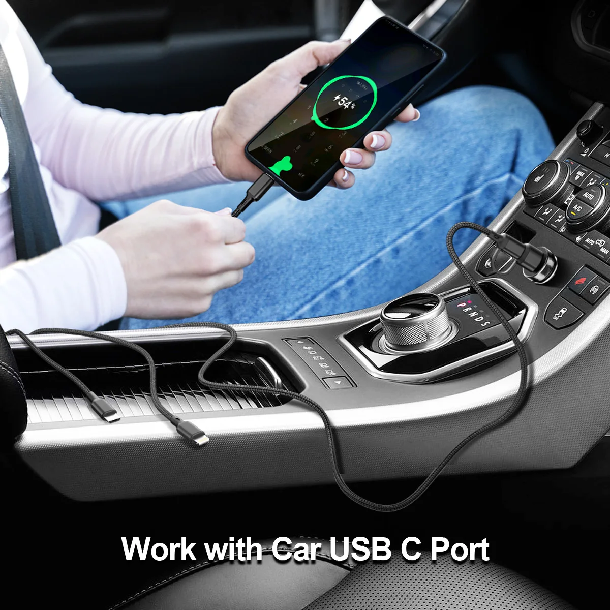 Фото ANMONE 3 в 1, USB-кабель для быстрой зарядки, тип C, кабель для зарядного устройства Micro IOS, 1,2 м, несколько USB-портов, несколько USB-кабелей для зарядки №5